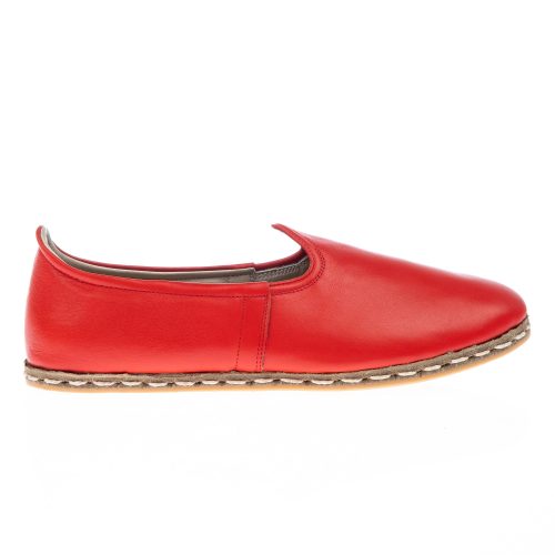 atlantis handmade shoes red loafers